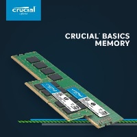 Crucial Basics UDIMM CB4GU2400 4GB (1x4GB) DDR4 2400MHz CL17 Ram - 1